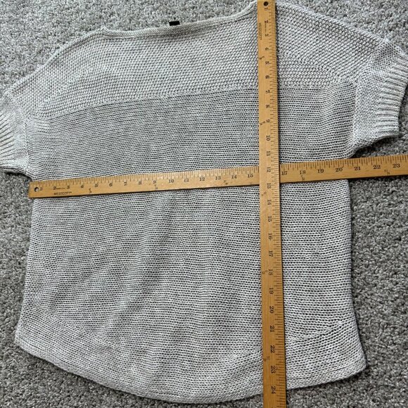 Tommy Bahama Womens Gray Short-Sleeve Knit Sweater Top S/P - Picture 8 of 9